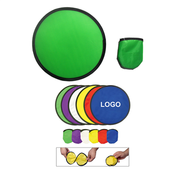 Foldable Polyester Flying Disc with Pouch