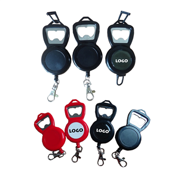 Retractable Badge Reel with Bottle Opener