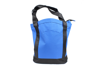 Custom Zippered Polyester Tote Bag