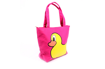 Zippered Travel Canvas Tote Bag
