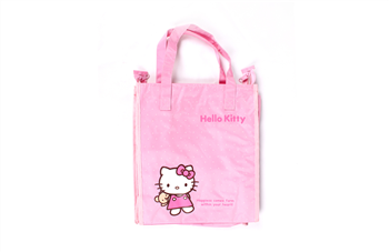 Kids’ Zippered School Tote with Mesh Pocket