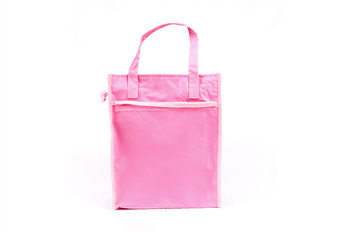 Kids’ Zippered School Tote with Mesh Pocket