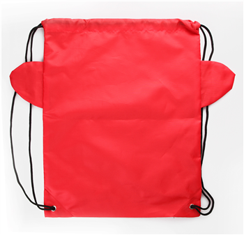 Ear-Shaped Promotional Non-Woven Drawstring Bag