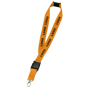 1" Cotton Breakaway Lanyard with Swivel Hook