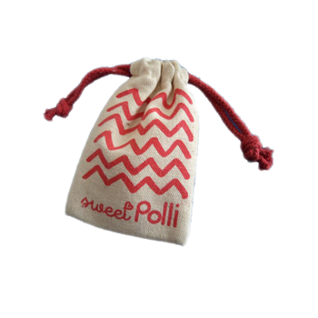 Mini Canvas Drawstring Gift Bag