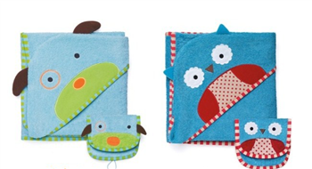 Cartoon Hooded Baby Towel