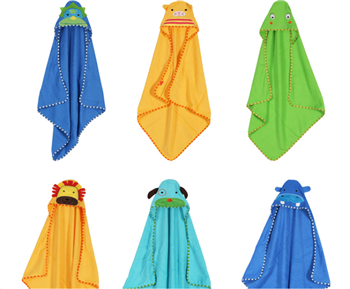 Cartoon Hooded Baby Towel