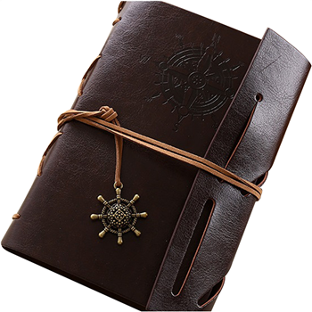 Pirate Ship Leather Journal