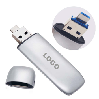 2-in-1 Smart Phone USB Flash Drive (16GB)