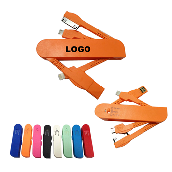 3-in-1 USB Charging Cable – Swiss Knife Shape