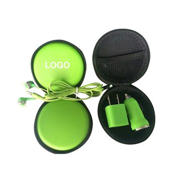 3-in-1 Travel Charging & Earphone Set