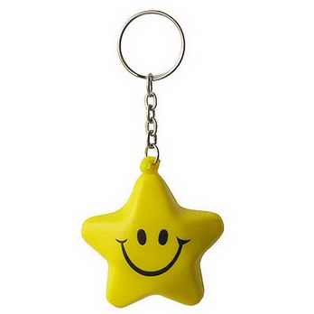 Star Keychain Stress Ball