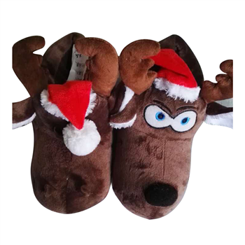 Christmas Reindeer Slippers for Kids