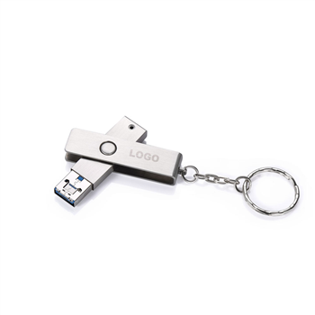 16GB OTG USB Flash Drive with Dual Connector