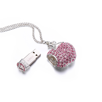 Apple Jewelry Necklace USB Flash Drive - 8GB