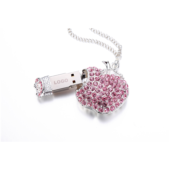 Apple Jewelry Necklace USB Flash Drive - 8GB
