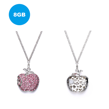 Apple Jewelry Necklace USB Flash Drive - 8GB