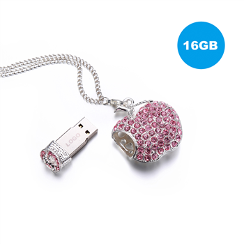 Apple Jewelry Necklace with 16GB USB 2.0 Flash Drive