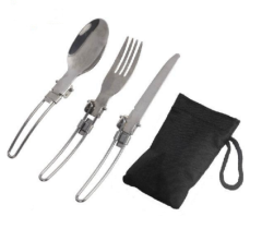 Foldable Stainless Steel Cutlery Set