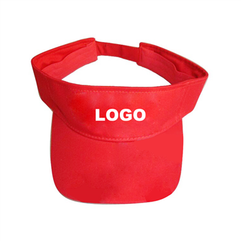 Silkscreen Printed Cotton Twill Sun Visor