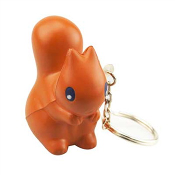 Squirrel Stress Reliever Keychain