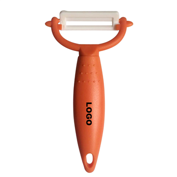 Ceramic Vegetable Peeler with Plastic Handle