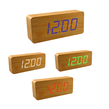 Wooden Digital Alarm Clock