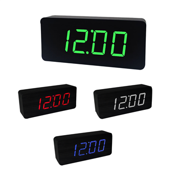 Wooden Digital Alarm Clock