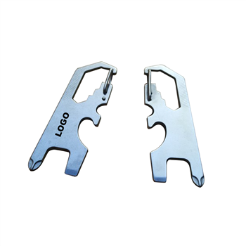 6-in-1 Stainless Steel Keychain Tool