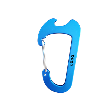 Aluminum Carabiner Bottle Opener Keychain