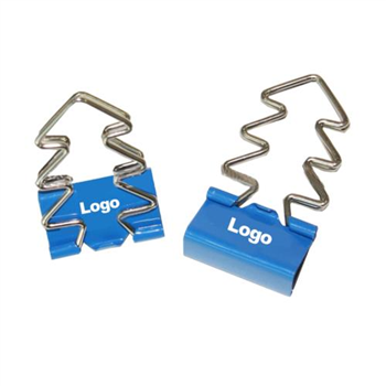 Christmas Tree-Shaped Metal Binder Clips