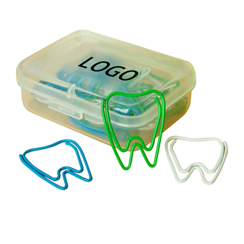 Tooth-Shaped Custom Paper Clips in Box