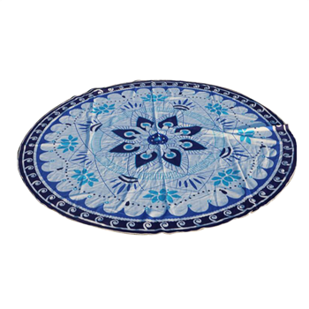 60" Round Polyester Beach Towel