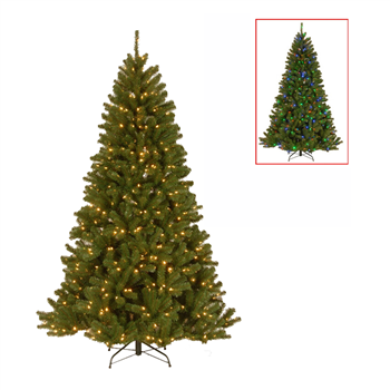 6' Prelit Artificial Christmas Tree with LED Lights