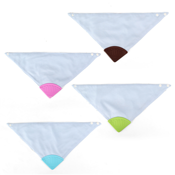 Soft Silicone Teething Bib