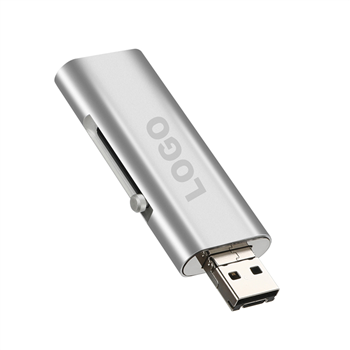 64G 3-in-1 USB Flash Drive with Type-C & Micro-USB