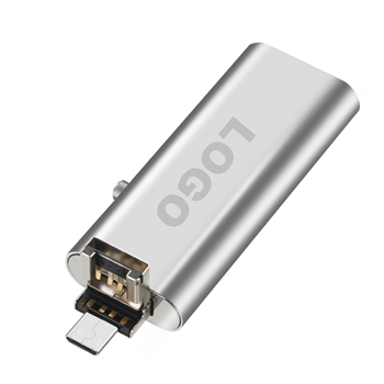 64G 3-in-1 USB Flash Drive with Type-C & Micro-USB