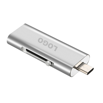 32G 3-in-1 USB Flash Drive with Type-C & Micro-USB