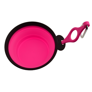 Big Collapsible TPE Pet Bowl with Hanger and Carabiner