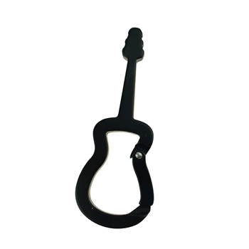Aluminum Guitar-Shaped Carabiner