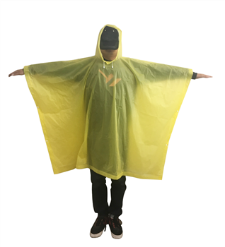 Disposable PE Rain Poncho