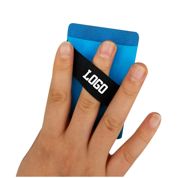 Expandable Phone Wallet with Finger Grip