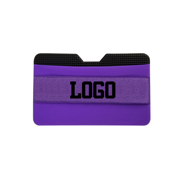Stretchy Lycra Phone Wallet with Grip Band