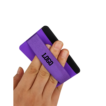 Stretchy Lycra Phone Wallet with Grip Band