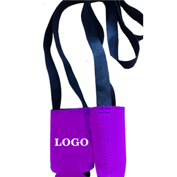 Budget Folding Custom Can Cooler with Lanyard