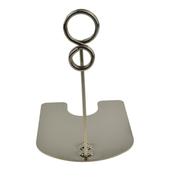 U Shaped Stainless Steel Menu Clip	