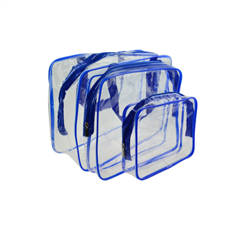 Clear PVC Cosmetic Bag Set
