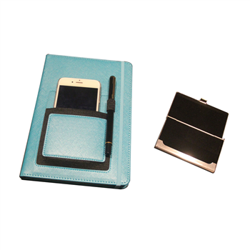 Multi-functional PU Notebook with Pocket
