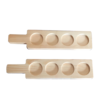 Wooden Beer Flight Paddle