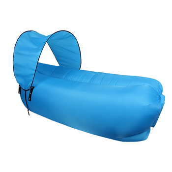 Waterproof Inflatable Lounger with Sunshade